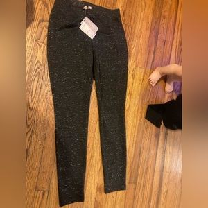 𝅺PHILOSOPHY women’s black space leggings xs BNWT